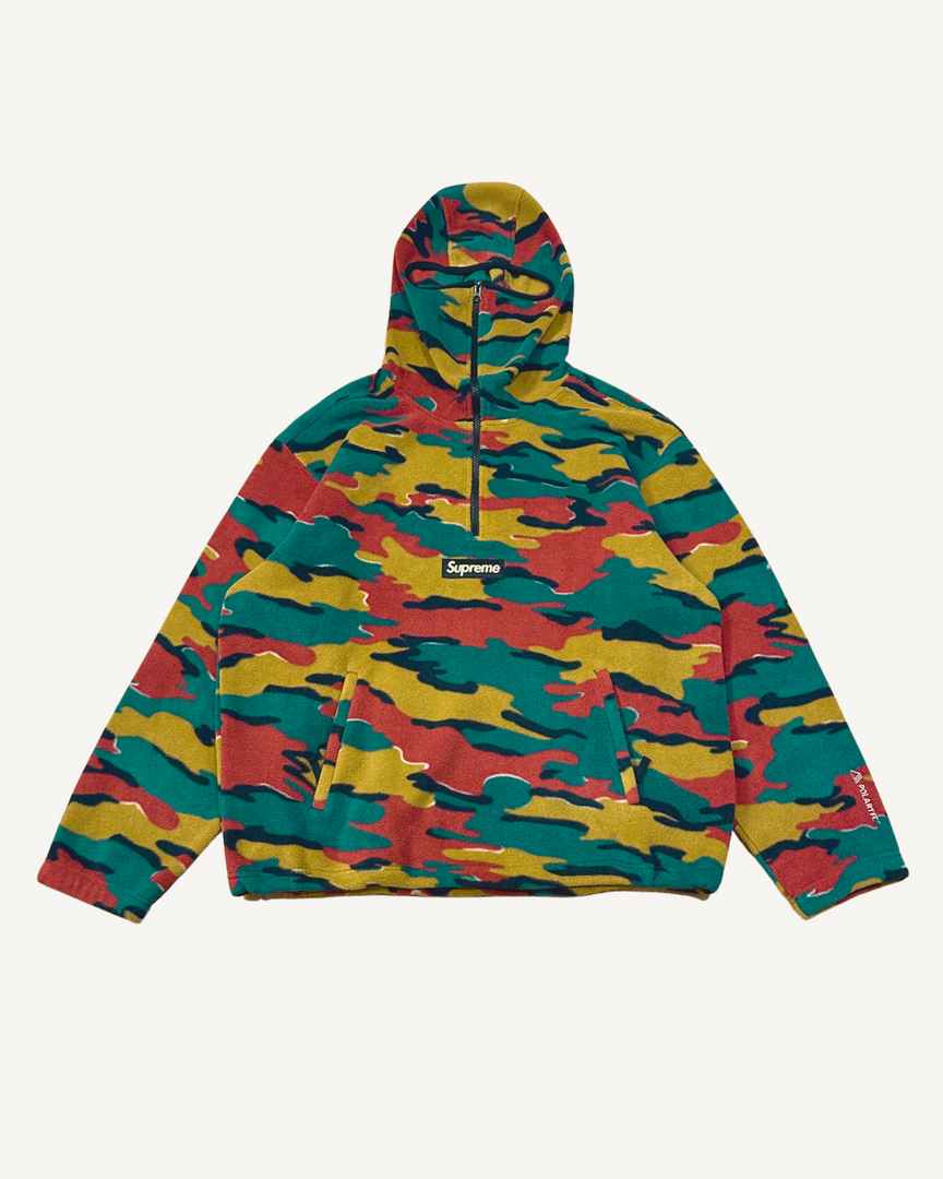 Polartec® Facemask Half Zip Hoodie