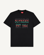 Load image into Gallery viewer, Supreme Cotton Mesh Gradient Logo Tee