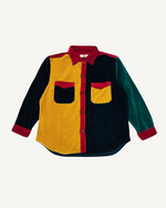 Load image into Gallery viewer, Notting Hill Velour Corduroy Patchwork Shirt