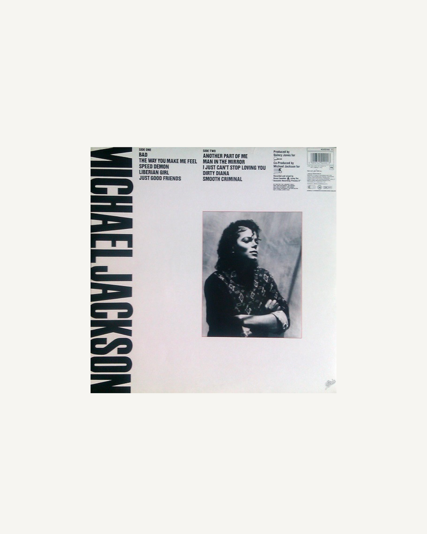 Michael Jackson – Bad LP, Gatefold, UK 1987