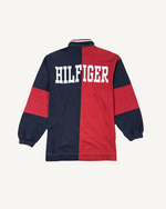 Load image into Gallery viewer, Vintage Tommy Hilfiger Striped Crest Rugby Shirt
