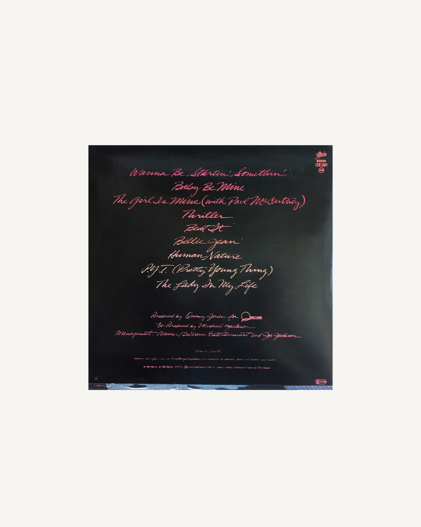 Michael Jackson – Thriller LP, Gatefold, Europe 1982