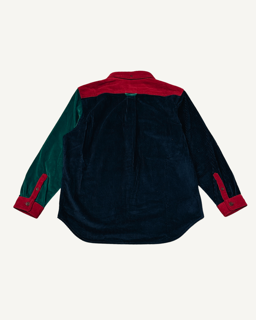 Notting Hill Velour Corduroy Patchwork Shirt