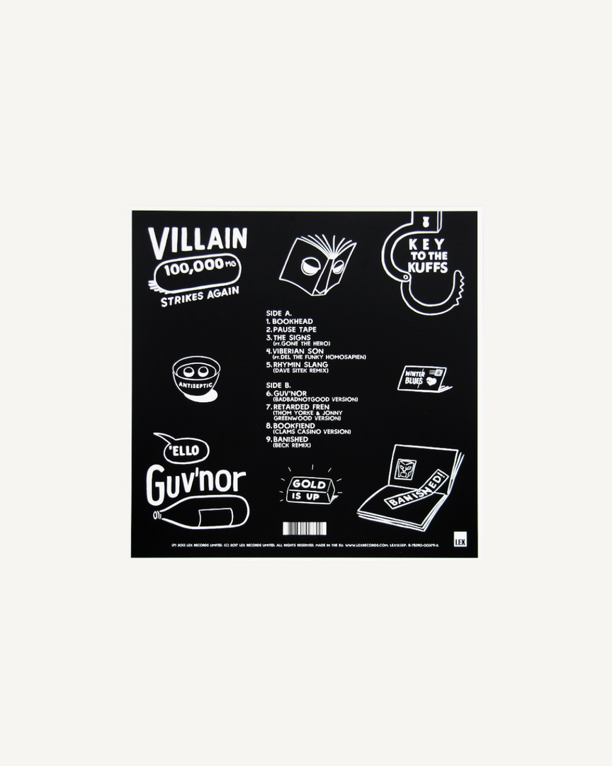 JJ DOOM (Jneiro Jarel x MF DOOM) – Bookhead EP,  UK 2022 (Reissue)