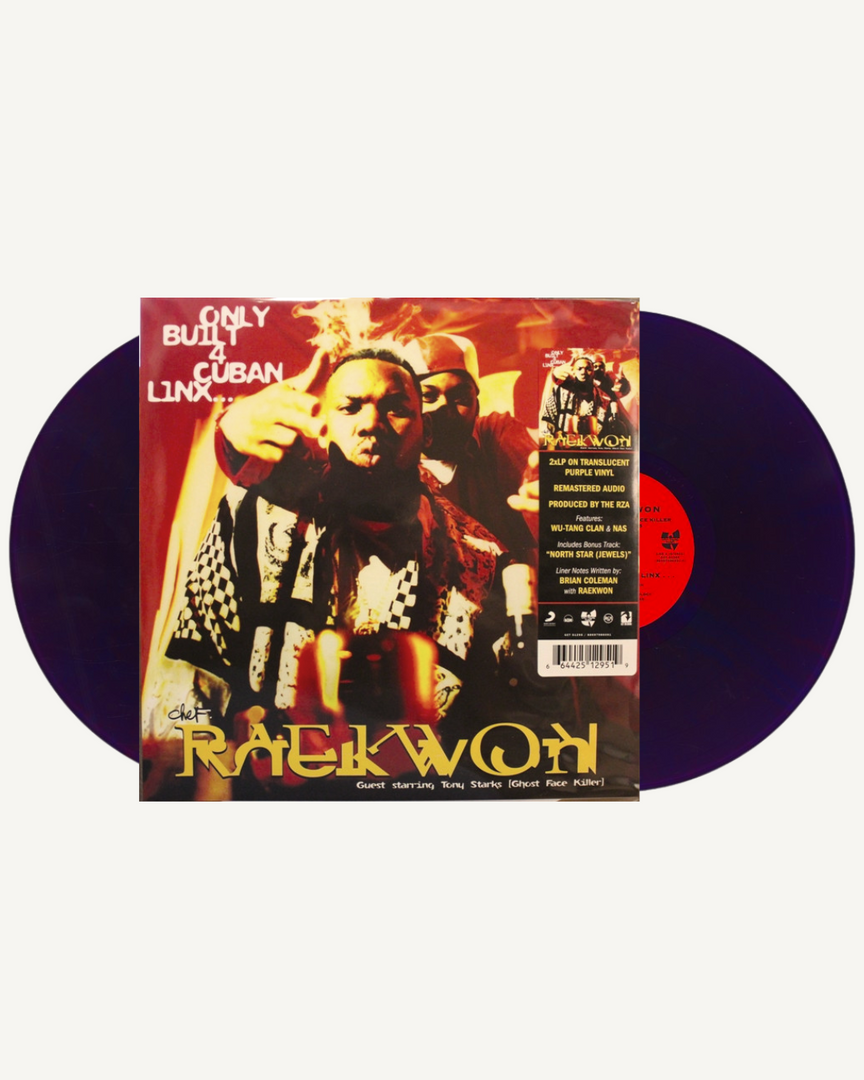 Chef Raekwon – Only Built 4 Cuban Linx LP (Limited Edition Purple Translucent Vinyl) (Sealed)