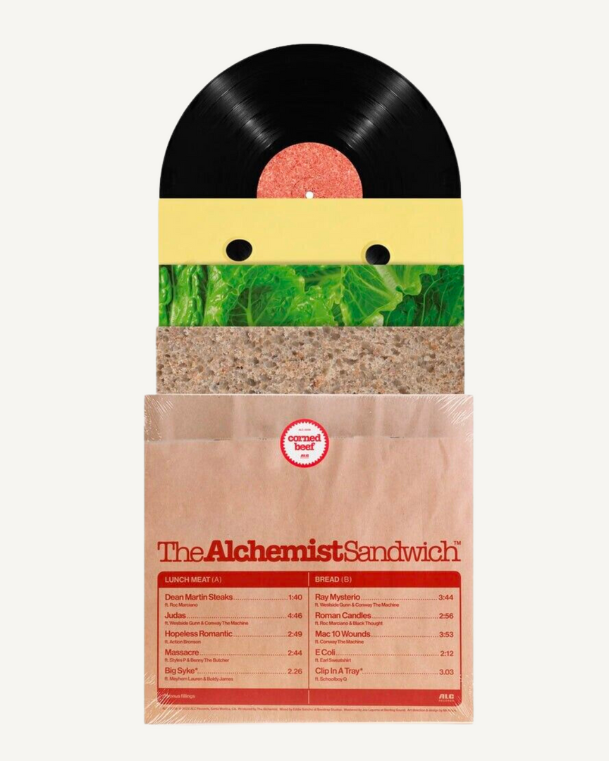 The Alchemist – The Alchemist Sandwich LP 2023 (Limited Edition Corned Beef Black Vinyl) (Sealed)
