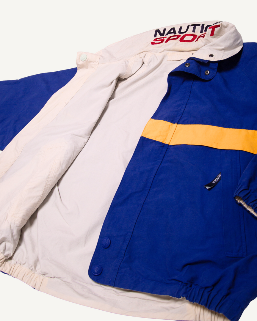 Vintage Nautica Reversible Windbreaker Jacket