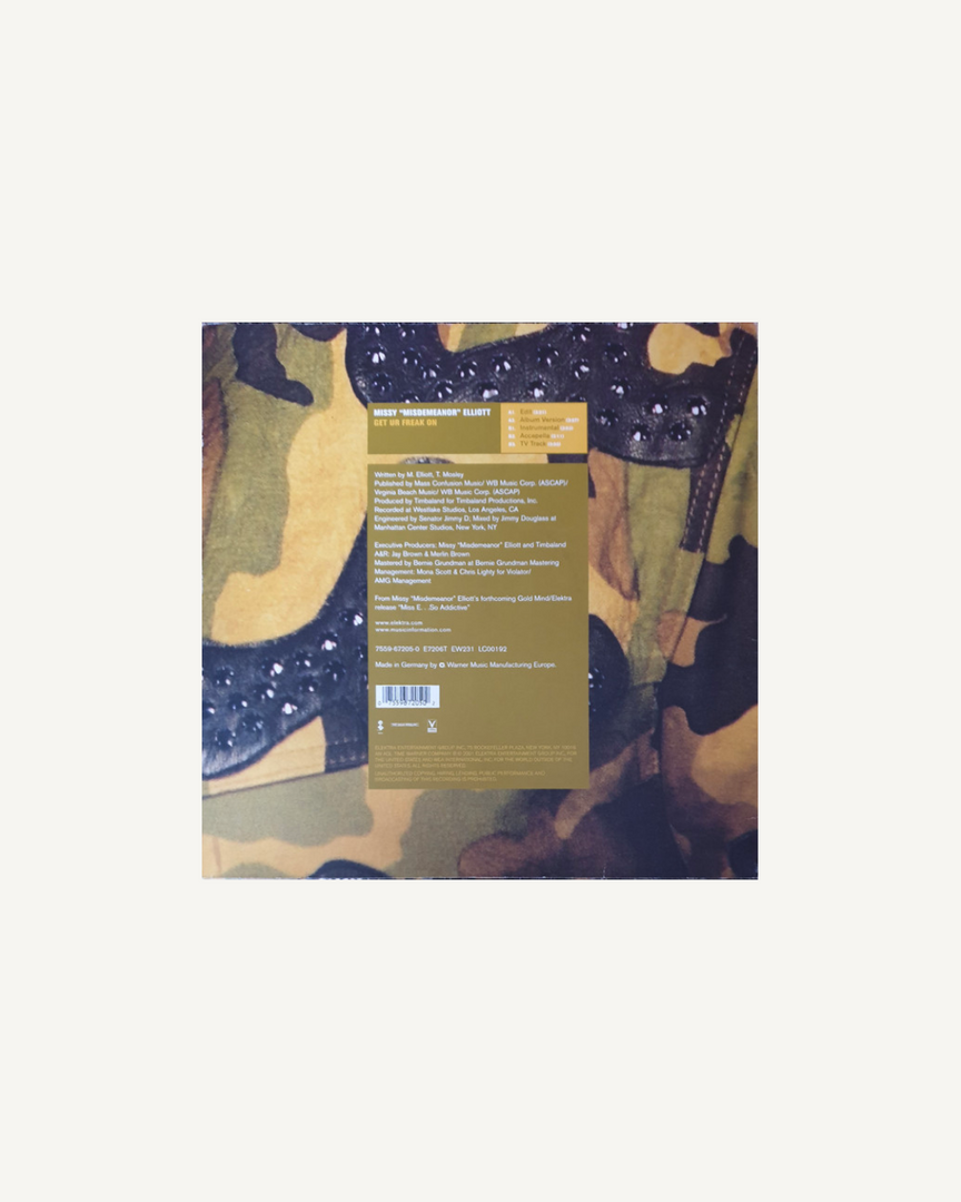 Missy "Misdemeanor" Elliott* – Get Ur Freak On (12” Single), UK 2001
