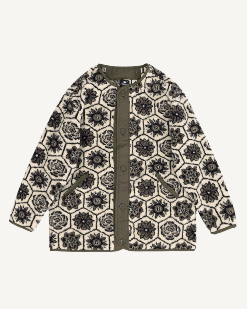 2-in-1 Wall Flower Fishtail Parka w/ Fleece Liner Jacket