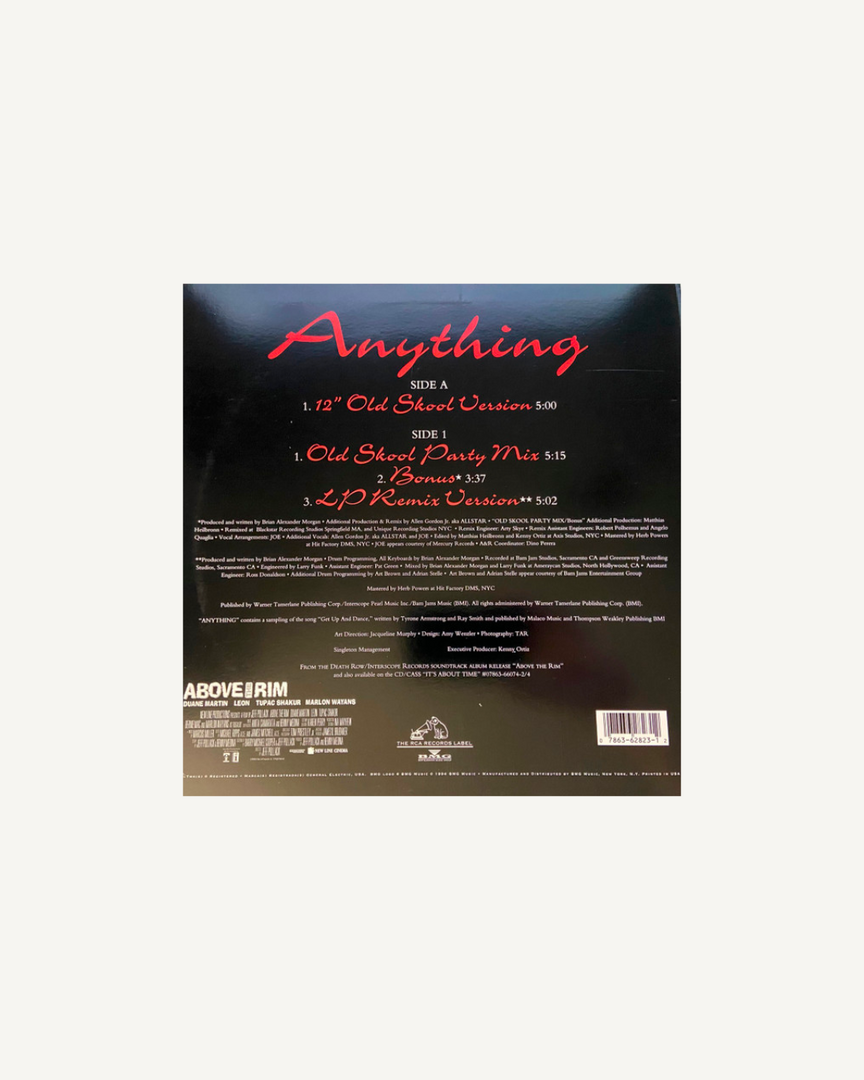 SWV – Anything (12” Single), US 1994