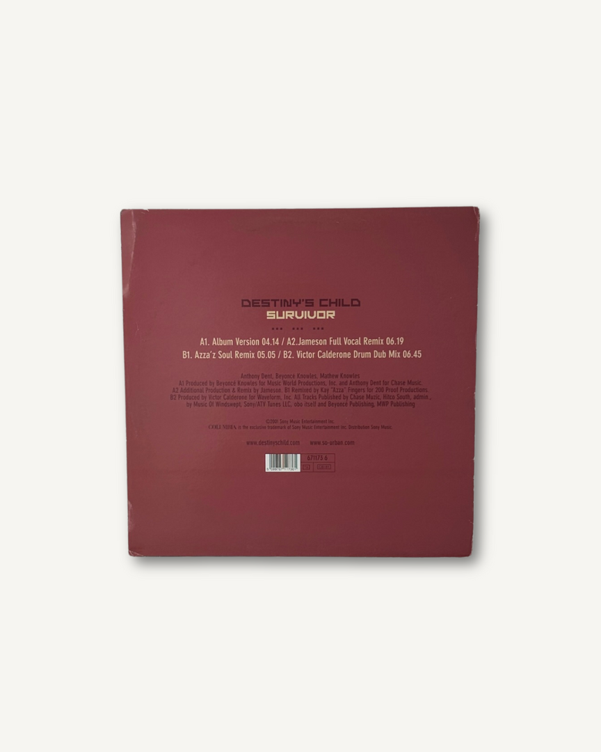Destiny's Child – Survivor (12" Single) UK 2001