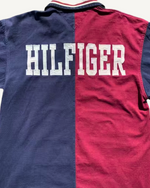 Load image into Gallery viewer, Vintage Tommy Hilfiger Striped Crest Rugby Shirt