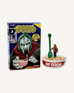 Load image into Gallery viewer, MF DOOM x Super7 &#39;Mm..Food&#39; ReAction Figure - Cereal Set w/ Spoon and Bowl

