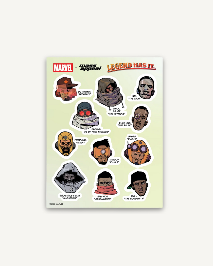 Mass Appeal x Marvel Presents - Legend Has It Sticker Pack