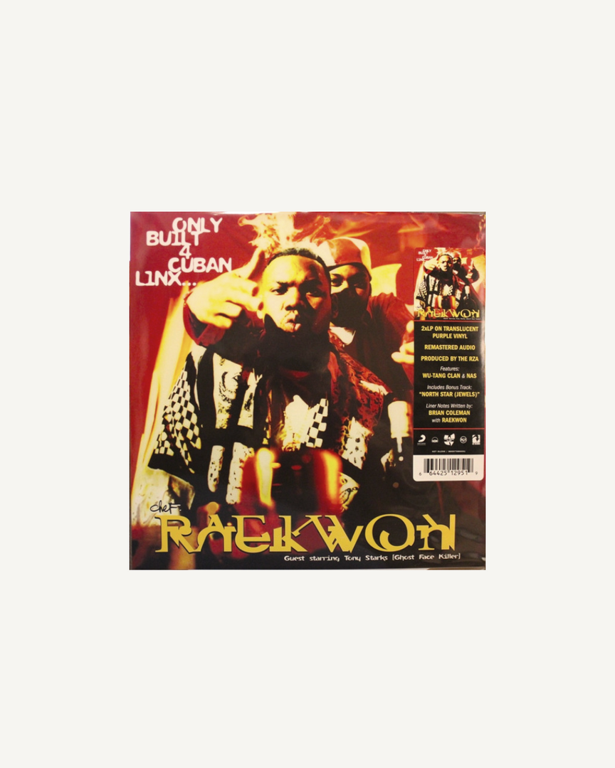 Chef Raekwon – Only Built 4 Cuban Linx LP (Limited Edition Purple Translucent Vinyl) (Sealed)