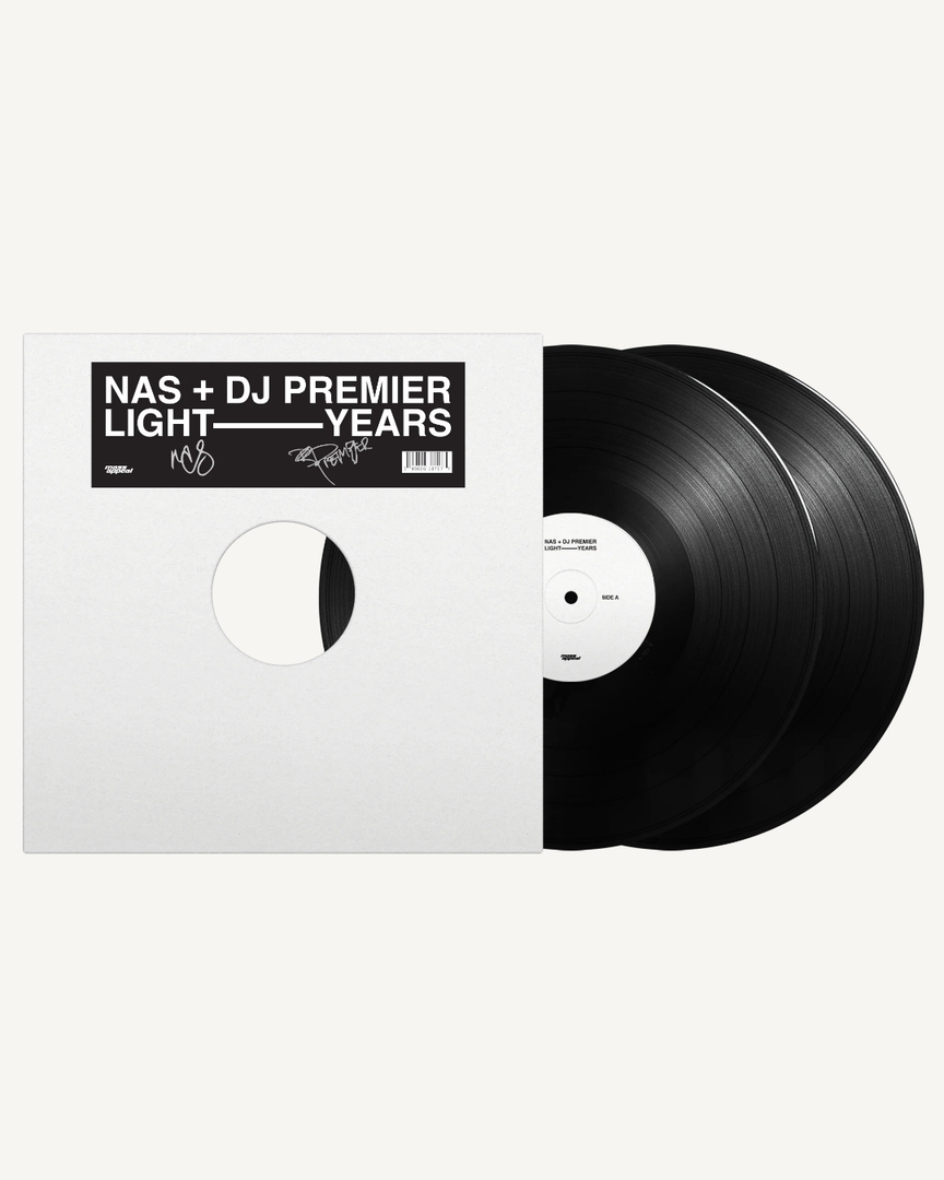 Nas & DJ Premier – Light-Years  LP (Signed By Nas & DJ Premier) 1 of 1000 Units (PRE-ORDER)