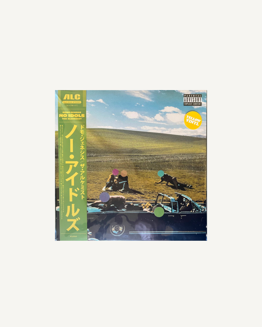Domo Genesis & The Alchemist – No Idols, LP, US 2023, OBI Strip (Limited Edition Yellow Vinyl) (Sealed)