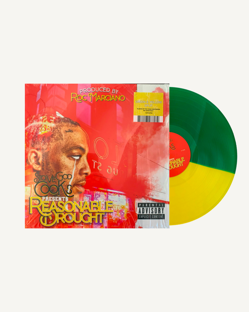 Stove God Cooks – Reasonable Drought LP, (Limited Edition Green & Yellow Vinyl), EU 2023 (Sealed)