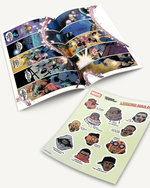 Load image into Gallery viewer, Mass Appeal x Marvel Presents - Legend Has It Comic + Sticker Combo