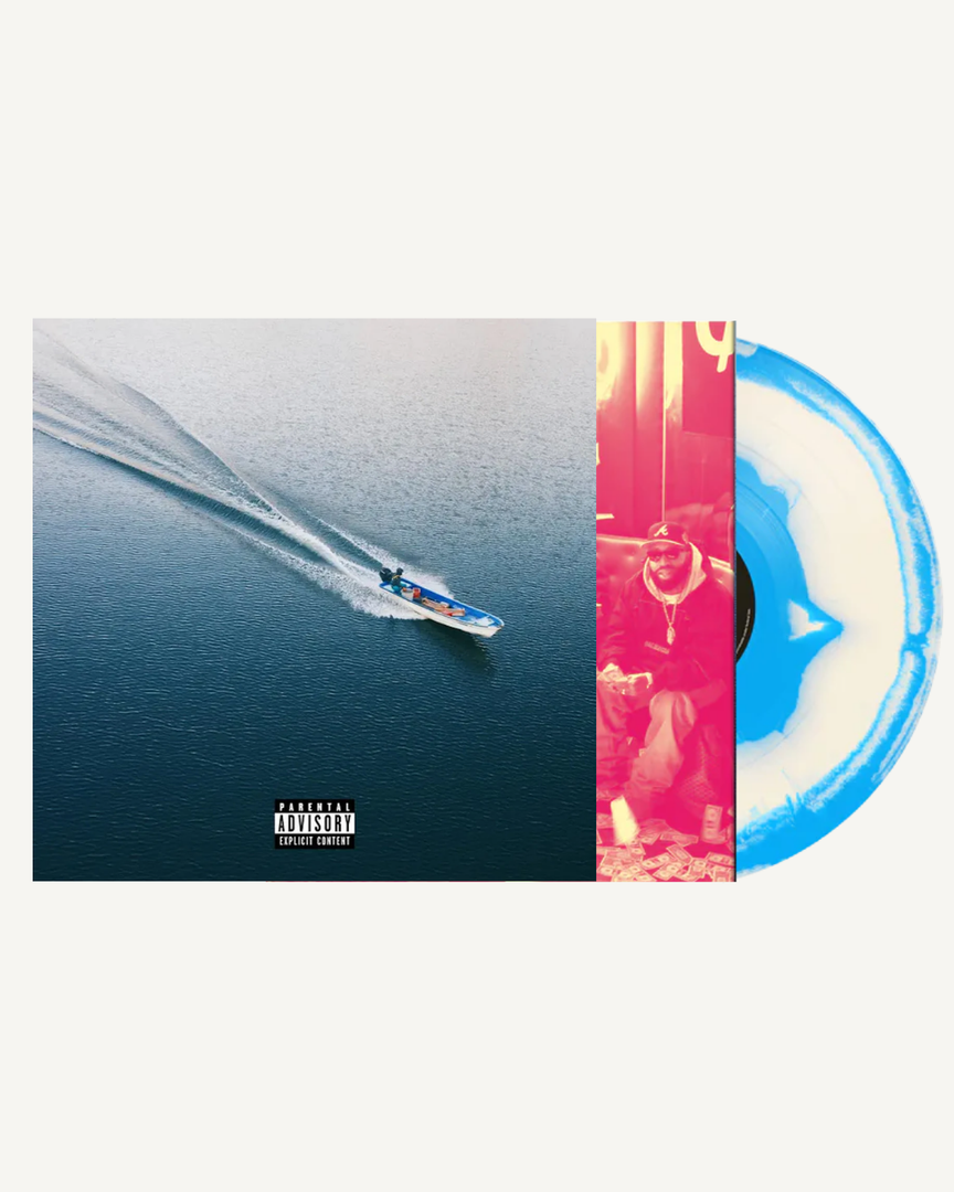 Life Is Beautiful LP – Larry June, 2 Chainz & The Alchemist (Blue & White Smash Vinyl) 1 of 500