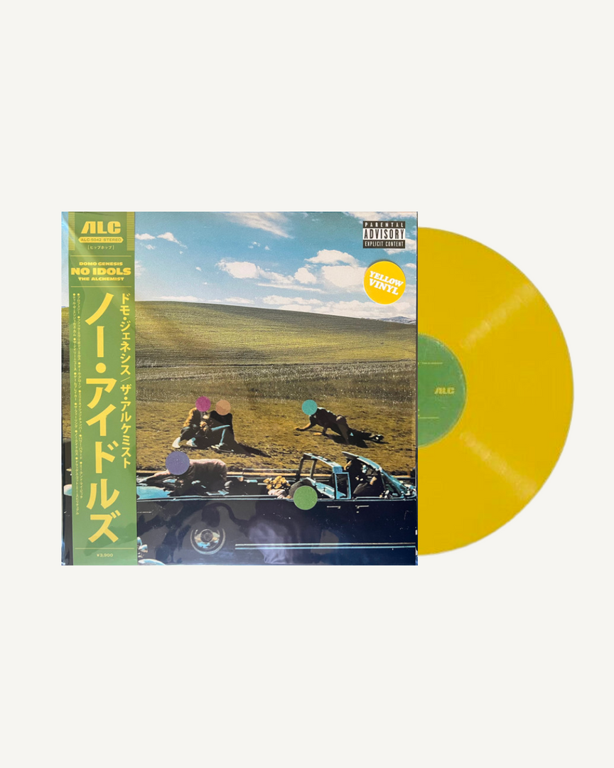 Domo Genesis & The Alchemist – No Idols, LP, US 2023, OBI Strip (Limited Edition Yellow Vinyl) (Sealed)