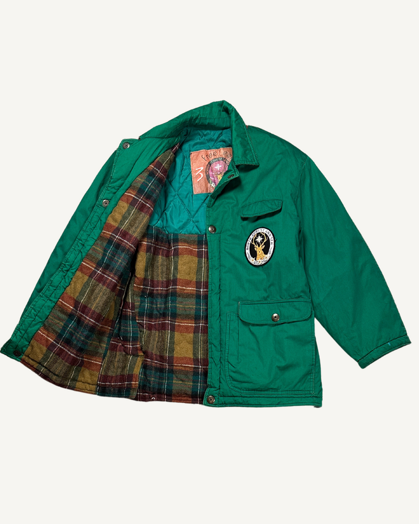 Vintage Outdoors Jacket w/ Corduroy Details