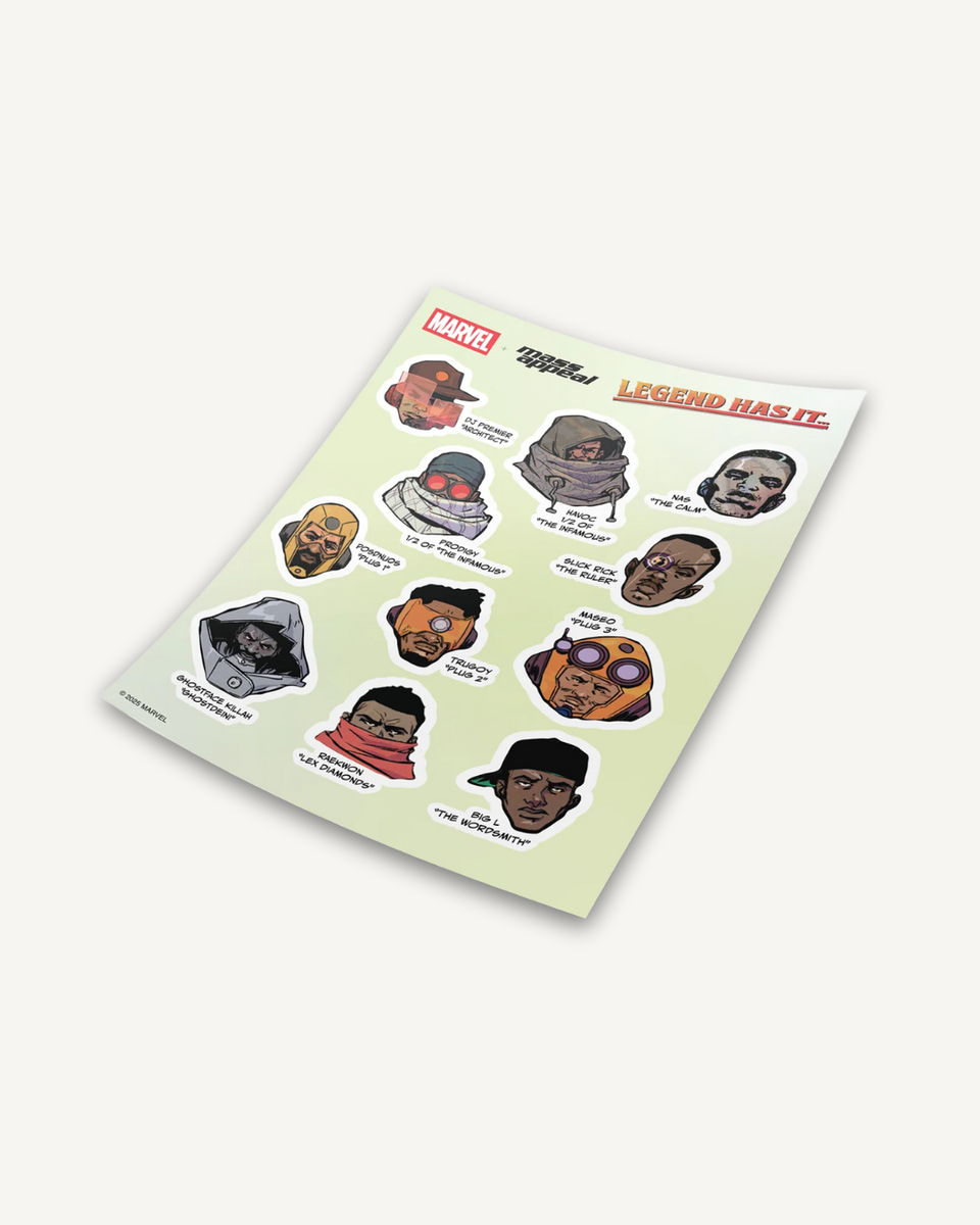 Mass Appeal x Marvel Presents - Legend Has It Sticker Pack – VNYLS