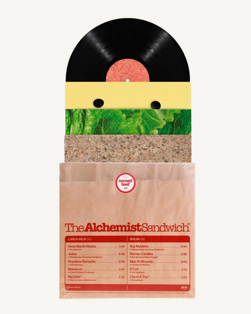 The Alchemist ‎– The Alchemist Sandwich LP 2023 (Limited Edition Corned Beef Black Vinyl) (Sealed)