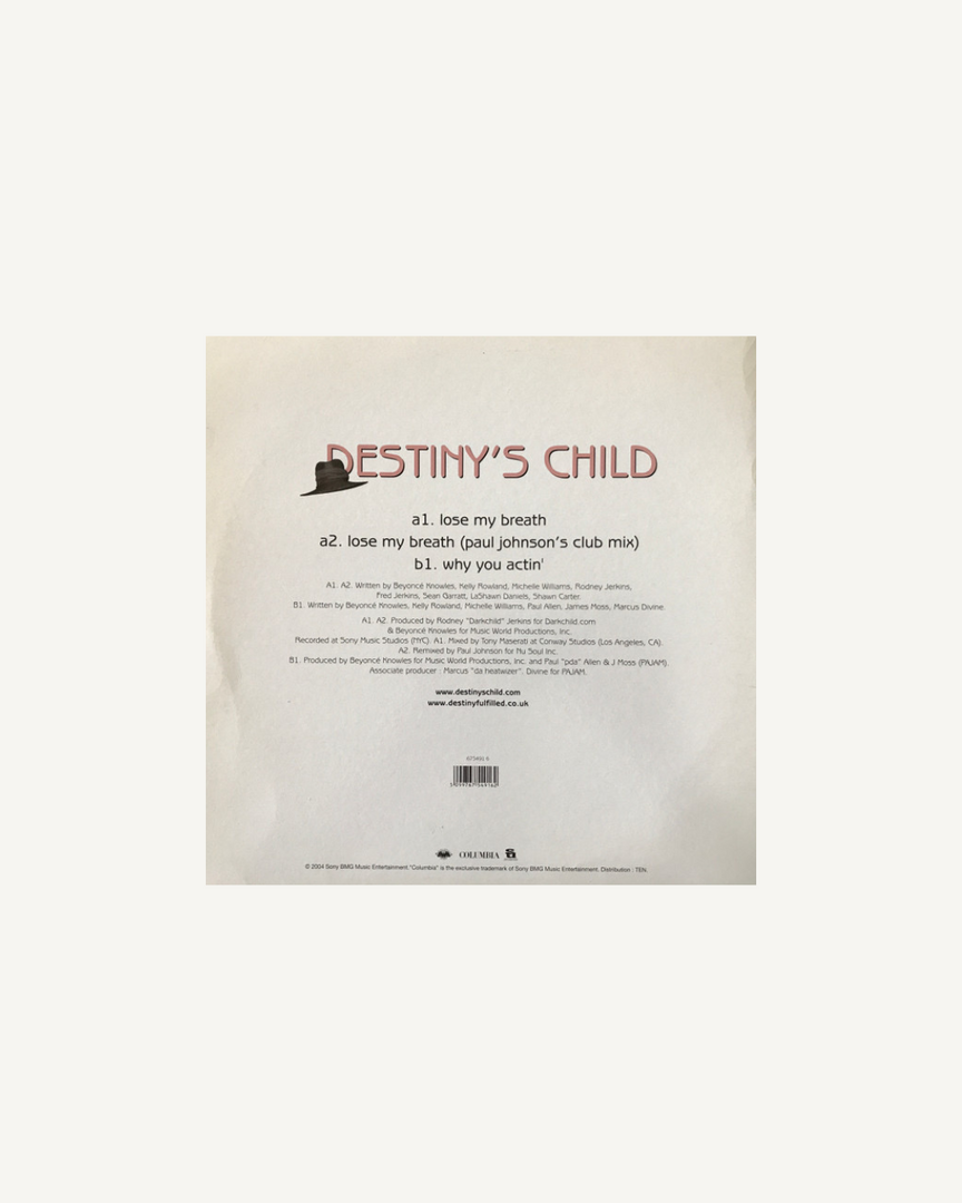 Destiny's Child - Lose My Breath / Soldier (12" Single)