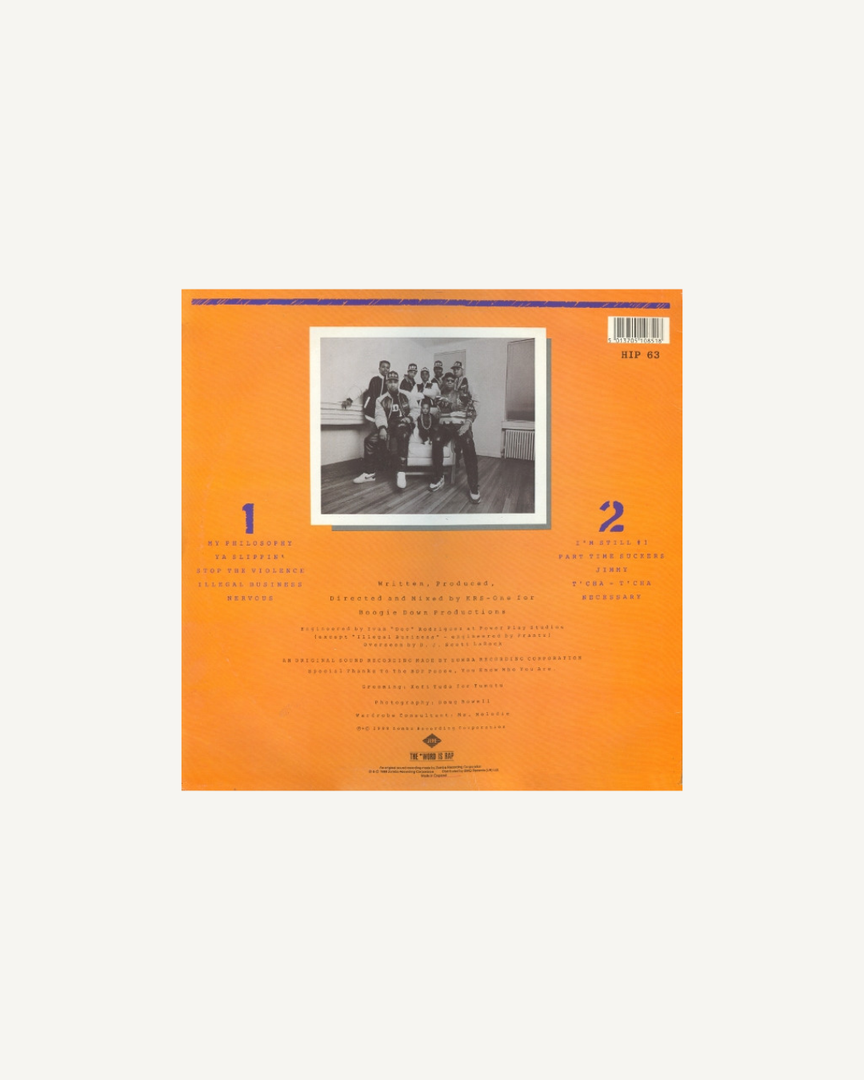 Boogie Down Productions – By All Means Necessary, UK 1988