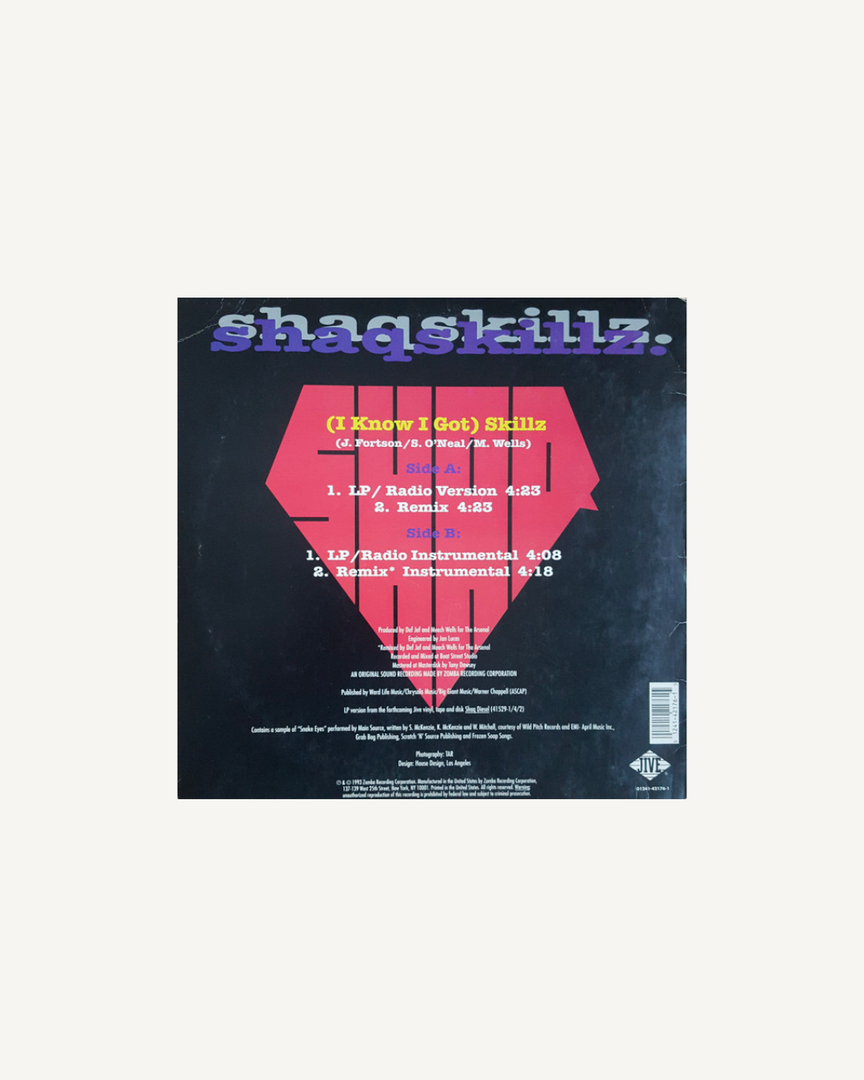 Shaquille O'Neal - (I Know I Got) Skillz (12" Single)