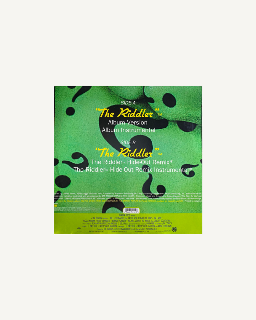 Method Man – The Riddler (12” Single), US 1995
