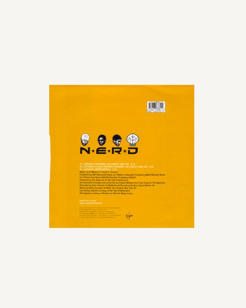 N*E*R*D Featuring Lee Harvey And Vita – Lapdance (12" Single), Album EU 2001