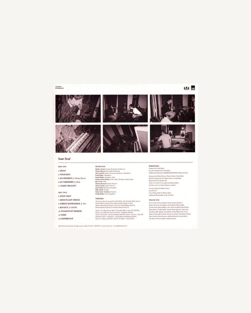 BadBadNotGood & Ghostface Killah – Sour Soul, 180 Gram Vinyl, EU 2020 (Reissue)
