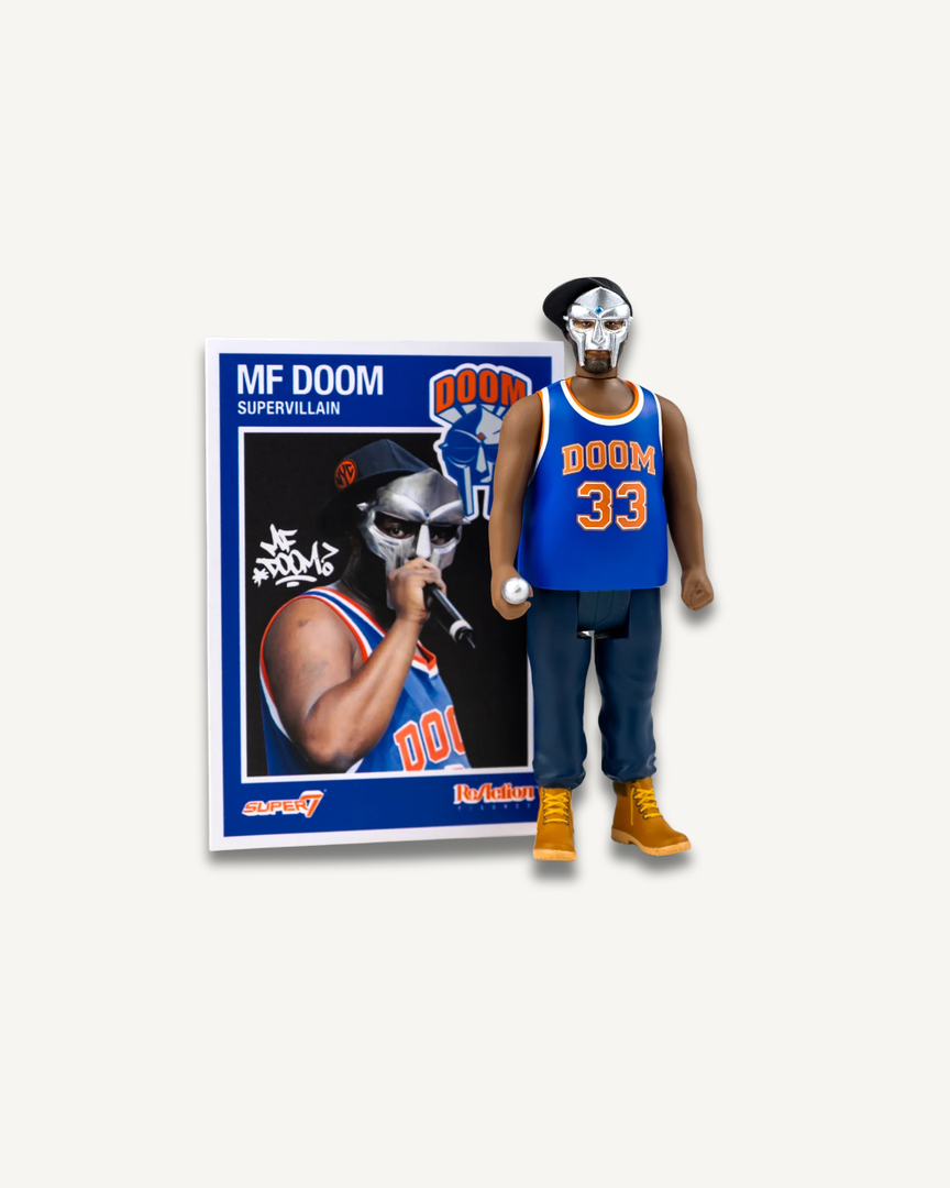 MF DOOM 'DOOMSDAY 2025' NBA Knicks Super7 ReAction Figure