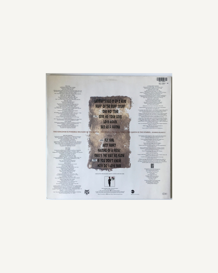 Queen Latifah – Nature Of A Sista' LP, US 1991