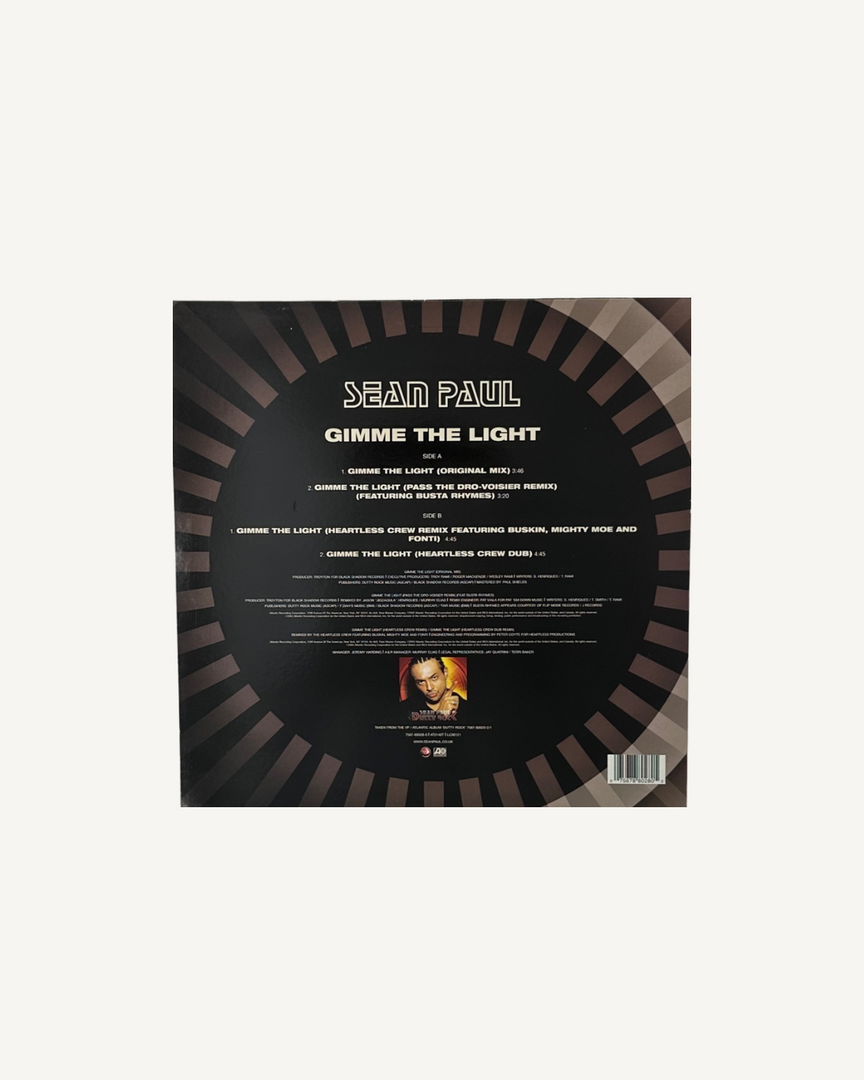 Sean Paul – Gimme The Light (12" Single) UK 2003