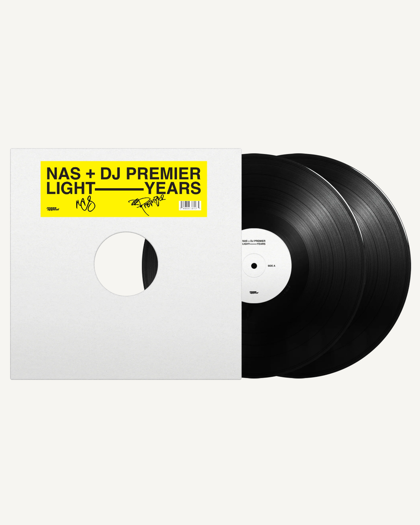 Nas & DJ Premier – Light-Years  LP (Signed By Nas & DJ Premier) 1 of 1000 Units (PRE-ORDER)