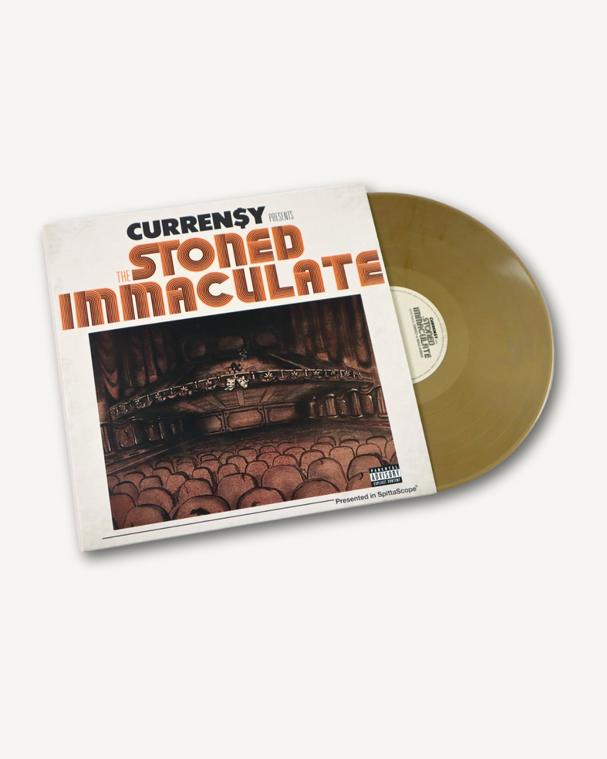 Curren$y ‎– The Stoned Immaculate LP (Limited Edition Gold Vinyl), Numbered